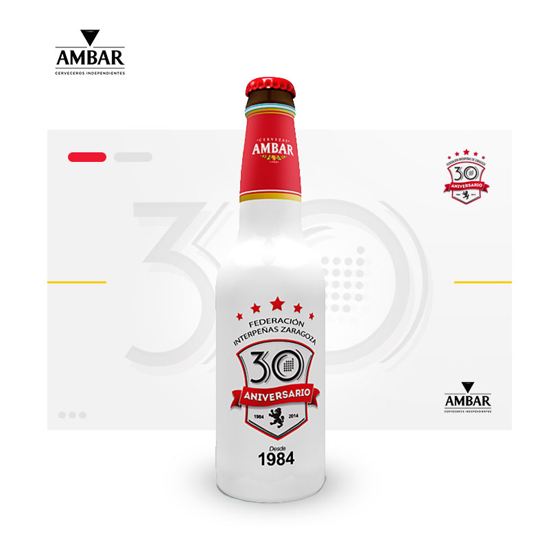 Diseño Botella Ambar